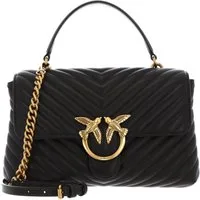 PINKO Handtasche Classic CL Sheep Nappa Chevron, aus echtem Schafsleder