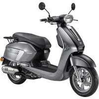 PRIKE Motorroller Classic Roller VL50, (45km/h), 50 ccm, 50 ccm, 45 km/h, Euro 5, Kraftstoffeinspritzung (EFI), Lenkerschloss, Staufach, Scooter, LED