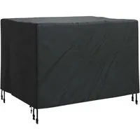 vidaXL Gartenmöbel-Schutzhülle Möbelbezug Schwarz 110 x 84 x 70 cm 210D Oxford Stoff (1-St)
