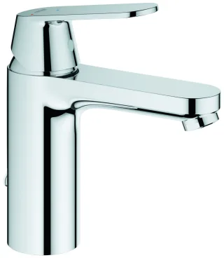 Grohe Einhebel-Waschtisch-Batterie Eurosmart C 23397, mittelh. Kette Mittelstellung kalt chrom 2339700E