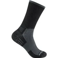 Wrightsock Wandersocken Crew Escape (extra Frottee-Polsterung, mitteldick) schwarz/grau