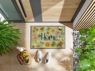 Lovely Home wash + dry Fußmatte | Größe: 50x75cm