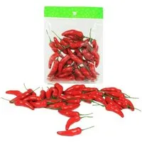 Kunstpflanze Künstliche CHILISCHOTEN 6cm. 30 Stück. Chili ROT., Floratexx GmbH