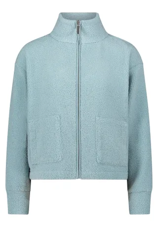 Betty & Co - Sweatshirt-Jacke hellblau - Gr. - 46