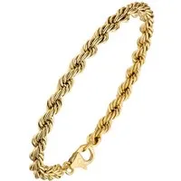 JOBO Armband Kordelarmband, 585 Gold 3,2 mm 19 cm