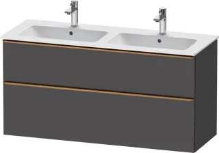 Duravit D-Neo Waschtischunterbau wandhängend Graphit Matt 1280x462x625 mm - DE4365004490000 DE4365004490000