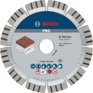 Bosch PRO Diamanttrennscheibe Best for Abrasive, 150/180/230 - 2608602681