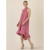 Apart Chiffonkleid mit Volantsaum