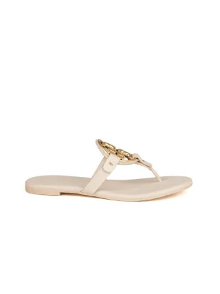 Tory Burch Sandalen Neu Creme / Gold