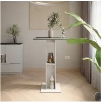 Vicco Bartisch Repose, Weiß/Anthrazit, 65 x 65 cm Bartisch (1-St)
