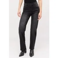 ANGELS Stretch-Jeans weite Passform, aus Baumwollmischung, mit Metallreißverschluss