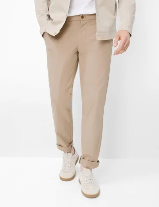 Eurex by Brax Herren Flatfronthose Style THILO BEIGE, Beige, Gr. 35U