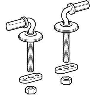 Geberit Edelstahlscharnier 598015 598015000
