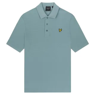 Schieferblaues Milano-Poloshirt von Lyle & Scott