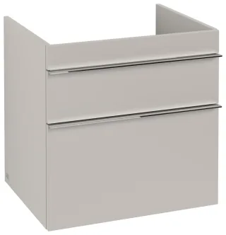 Villeroy & Boch Waschtischunterschrank Venticello 603x590x502mm 2 Ausz. WT mittig Cashmere Grey A92401VN