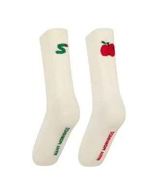 many mornings - Socken beige - Gr. - 38