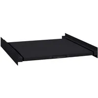 vidaXL Waschmaschinenumbauschrank Waschmaschinen Zwischenablage Schwarz 60 x 60 x 8 cm Stahl (1-St)