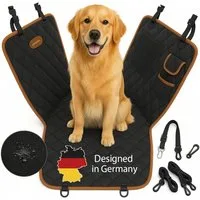 Tierfreund Hunde-Autositz Hundedecke Auto Rücksitz wasserdicht rutschfest mit Seitenschutz, Wasserdichter Rundumschutz für Hunde & Auto