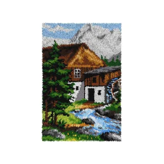 Knüpfteppich "Bergidylle"