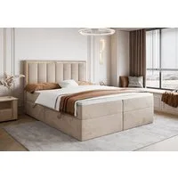 Lookway Boxspringbett AURELIA mit Bettkästen und Topper, mit Bettkasten und Topper