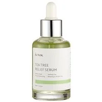 iUnik Gesichtsserum TEA TREE RELIEF SERUM, beruhigt irritierte Haut und regeneriert sie, entzündungshemmend