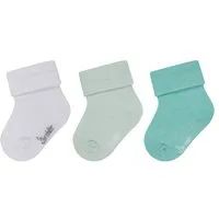 Sterntaler® Basicsocken Baby Socken 3er-Pack uni (3-Paar, 3er-Pack) Baby-Socken 3er-Pack, Umschlag, Bambus-Viskose, weich & hautfreundlich
