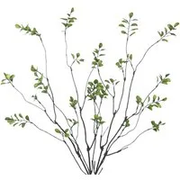 Kunstzweig Künstliche Zweige 4er Set 97 cm grüne Deko Äste für Vase Wohnzimmer, FOUORTUNATE-BEE, Deko Zweige künstlich 97 cm 4 Stück für Vase Tisch Büro Hochzeit Party