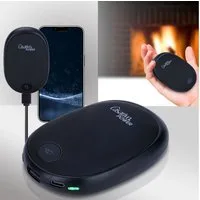 Casativo Handwärmer 2in1 USB Handwärmer mit Powerbank 10.000 mAh 3 Stufen (40–60 °C), 1-tlg., 1er/2er-Set, 10 Std. Laufzeit/USB-Port 10W/Powerbank-Funktion