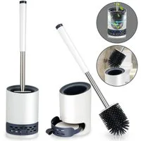 Clanmacy WC-Reinigungsbürste WC-Reinigungsbürste WC Bürste Toilettenbürste aus Silikon Klobürste, (1-tlg)