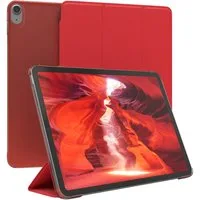 EAZY CASE Tablet-Hülle Smart Case für Apple iPad Air 4 2020 / Air 5 2022 10,9 Zoll, Tablettasche Etui Bookcase Flipcover stoßfest Slim Schutztasche Rot