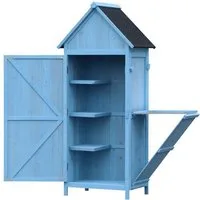HTI-Living Garten-Geräteschrank Geräteschrank Wanda, BxT: 77x53 cm, (Stück, 1 St., 1x Geräteschrank, ohne Dekoration), Gartenschrank Holz
