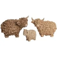 Next Dekoobjekt Hamish The Highland Cow Ornament, 3er-Set