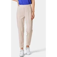 GOLDNER Schlupfhose Kurzgröße: Elegante 7/8-Schlupfhose SARA Slim Fit Jerseyhose mit Rundum-Dehnbund und Biesen
