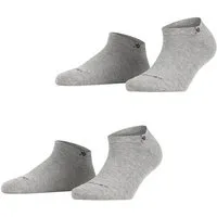 Burlington Sneakersocken Everyday (2 Paar) Einheitsgröße 36-41, unifarben, Burlington-Logo