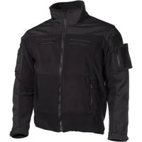MFH Outdoorjacke Trekking Fleece-Jacke, "Combat", schwarz XL