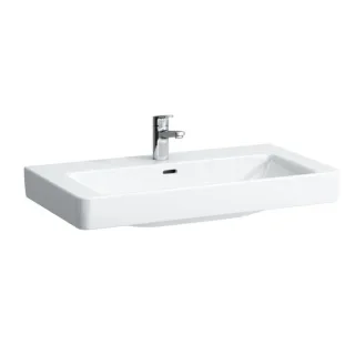 LAUFEN Pro S Waschtisch 8139650001081 85 x 46 cm, unterbaufähig, weiß, 3 Hahnlöcher