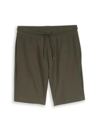 Tom Tailor - Regular Fit Shorts mit Kordelzug grün - Gr. - XL
