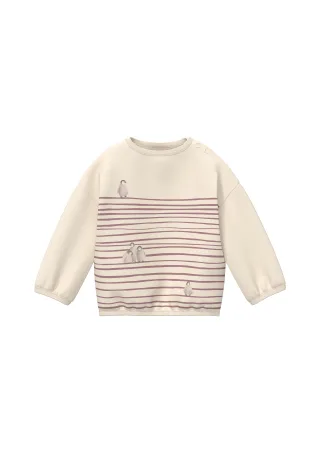 s.Oliver - Sweatshirt beige/mehrfarbig - Gr. - 56