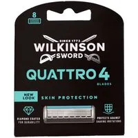 Wilkinson Rasierklingen Sword Quattro Titanium Sensitive Rasierklingen 8 Stück