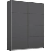 OTTO home Schwebetürenschrank Kleiderschrank Schrank Garderobe Schlafzimmerschrank THANOS (3 verschiedene Ausstattungen BASIC/CLASSIC/PREMIUM (inkl. SOFT-CLOSE) Optional mit Spiegel, Metall-Griffleisten alufarben MADE IN GERMANY
