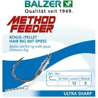 Balzer Feederhaken Method Feeder Rig mit 10mm Speer, #14, 0,18mm