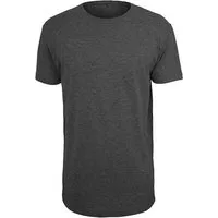 Build Your Brand Rundhalsshirt Shaped Long Herren T-Shirt