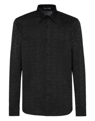 Sugar Daddy Cut Silk Shirt Monogram