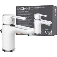 Eisl Waschtischarmatur Diziani mit Zugstange, Wasserhahn mit Ablaufgarnitur, Mischbatterie