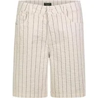 Eight2Nine Shorts Herren Baggy Shorts mit Streifen Baumwoll-Twill, Streifenmuster