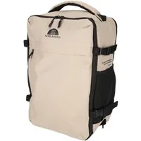 Norländer Reiserucksack Handgepäck-Rucksack – Nachhaltige Reisetasche mit 15,6" Laptopfach (1-tlg), RPET-Recycling, Anti-Diebstahl-Fach, Laptopfach 15,6", Trolley-Band