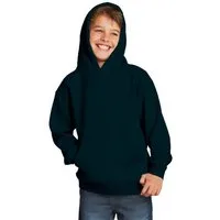 coole-fun-t-shirts Hoodie Hoodie Sweatshirt mit Kapuze Schwarz Pullover 128 140 152 164 Känguruhtasche