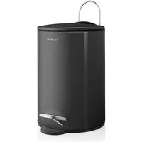 blomus Mülleimer Treteimer TUBO 3 l, anthrazit