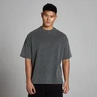 MP Herren Washed Oversized Baumwoll-T-Shirt - Dunkelgrau - XS
