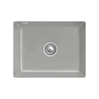 Villeroy und Boch Unterbauspüle 331002KD mit Ablaufgarnitur und Excenterbetätigung, Fossil